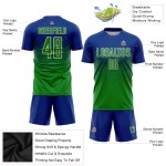 Camiseta Keely Sublimación Uniforme Fútbol Verde-Crema Personalizada Real