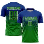 Camiseta Keely Sublimación Uniforme Fútbol Verde-Crema Personalizada Real